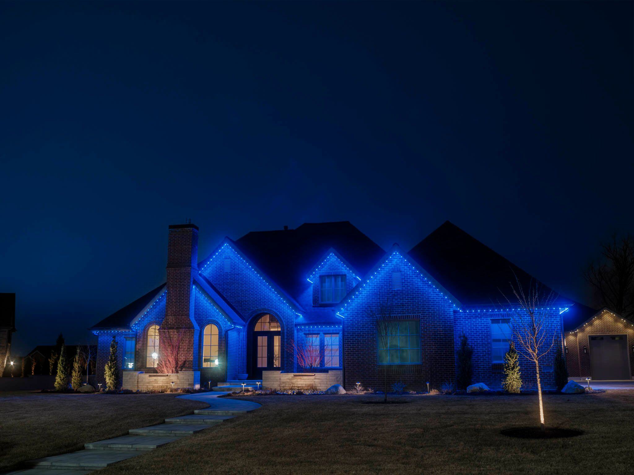 Permanent Christmas Lights: Why To Never Drill Into Your Gutters